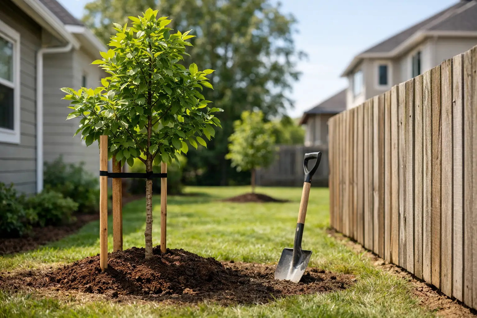 How Far to Plant Trees From Homes and Fences