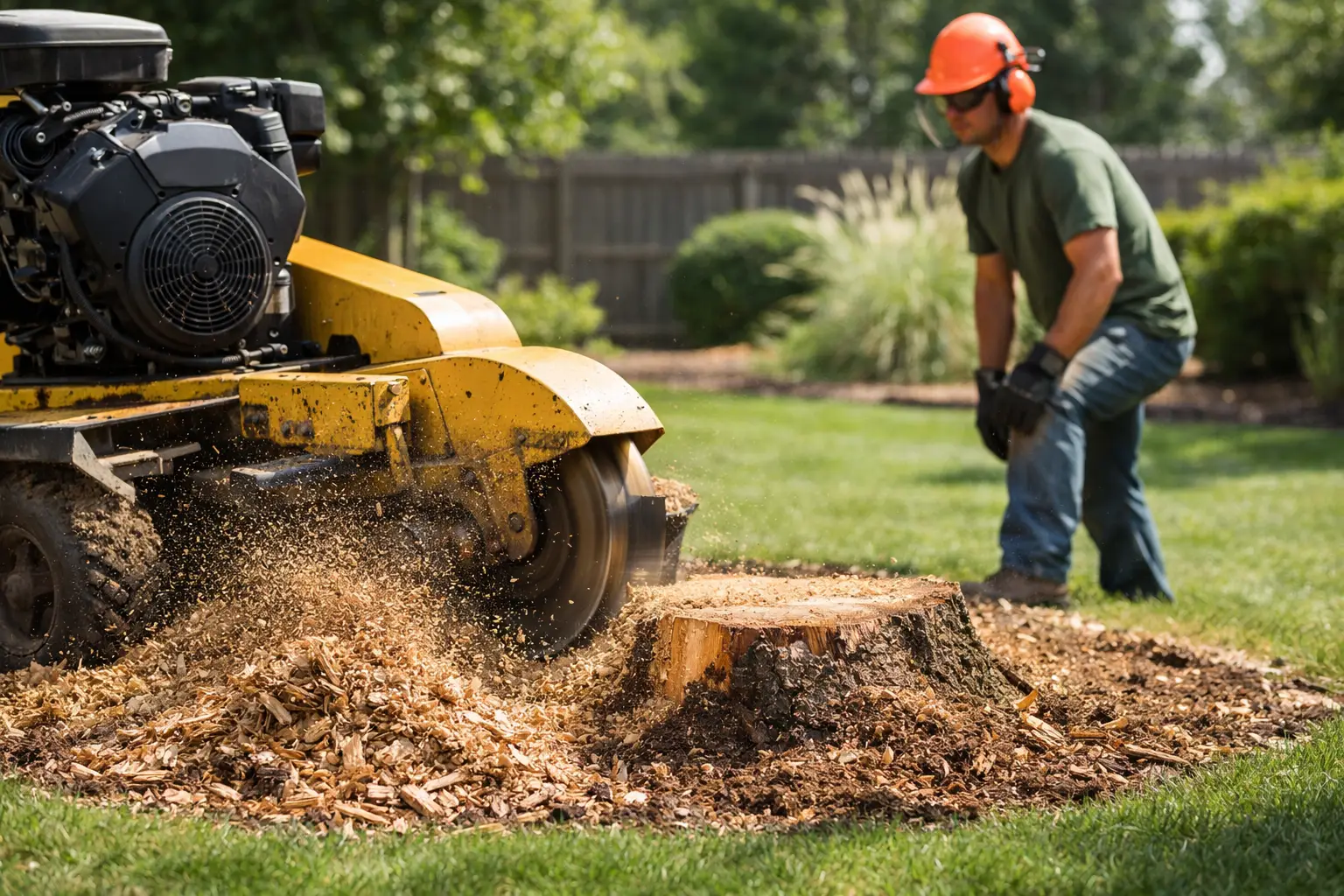 Stump Grinding Lafayette LA for a Cleaner Yard