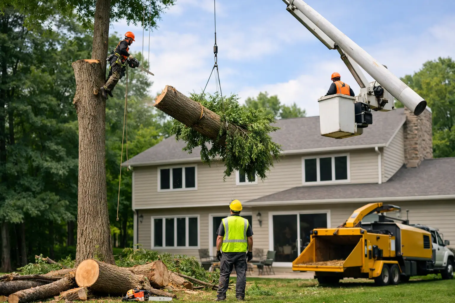 Tree Removal Cost Near House: What Affects It