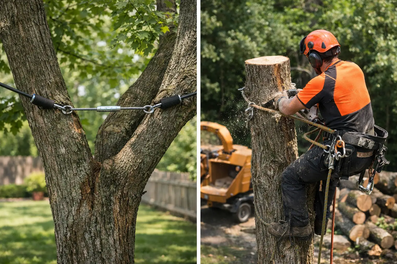 Tree Bracing Versus Removal for Safer Yards