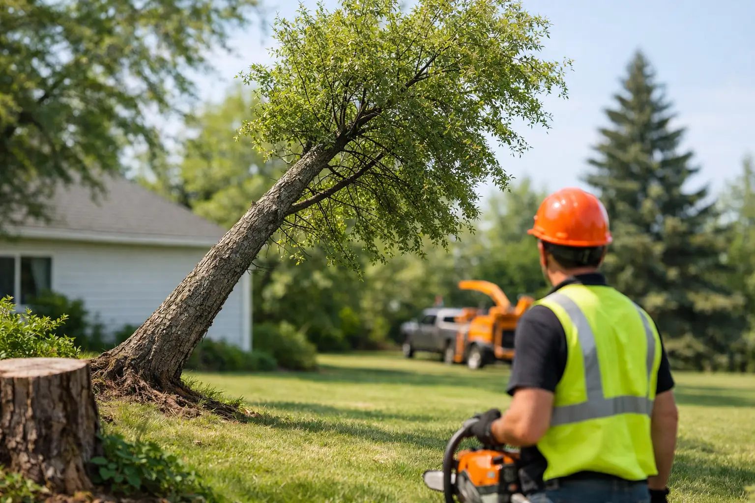 Why Trees Lean and When You Should Take Action